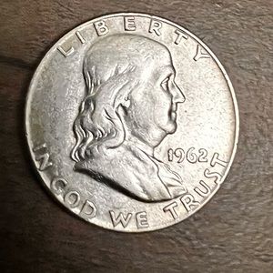 RARE 1962-D Benjamin Franklin Half Dollar